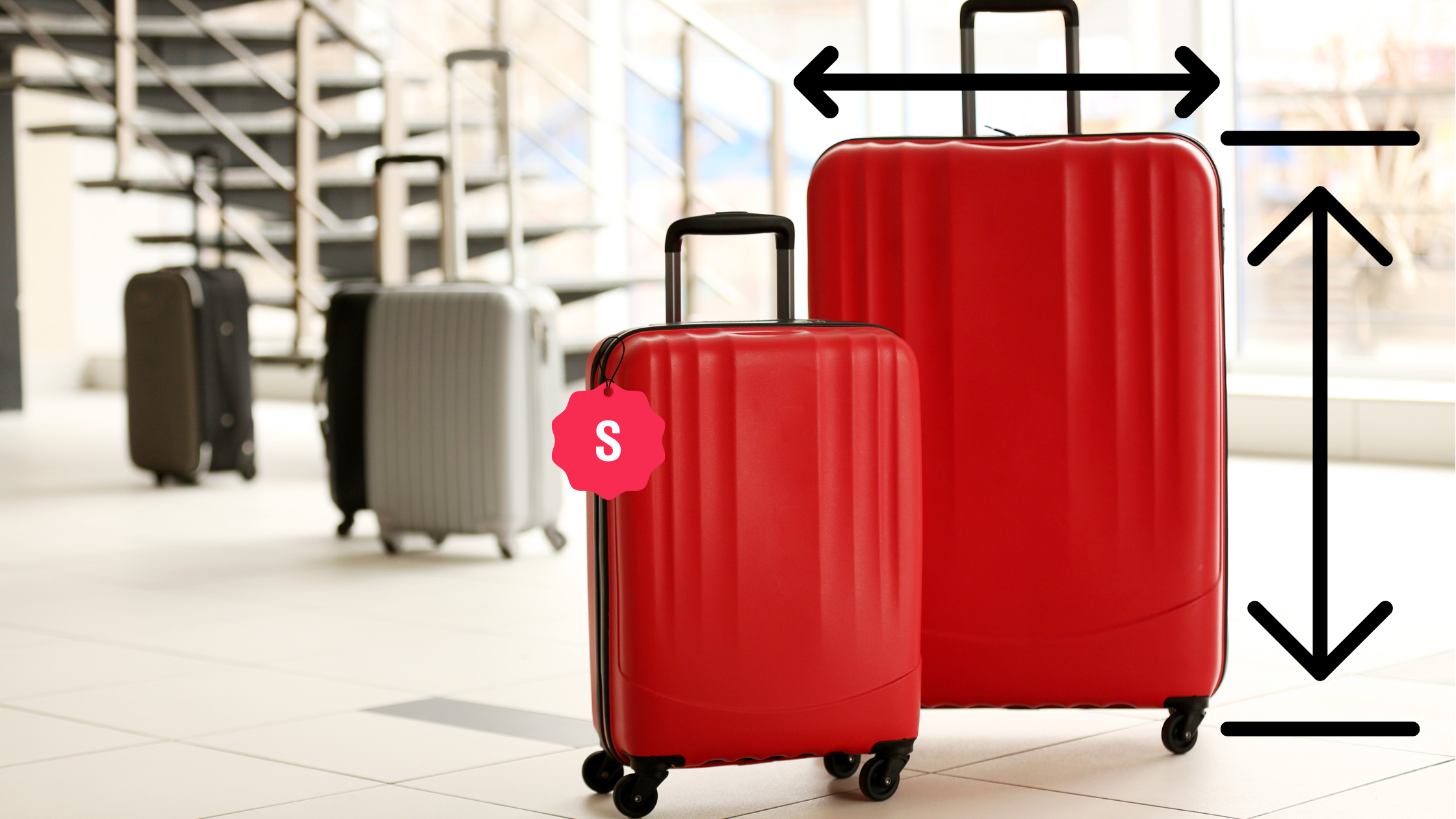 Dimensiuni adecvate ale valizelor pentru vacanțele companiilor aeriene low cost Wizzair și Ryanair