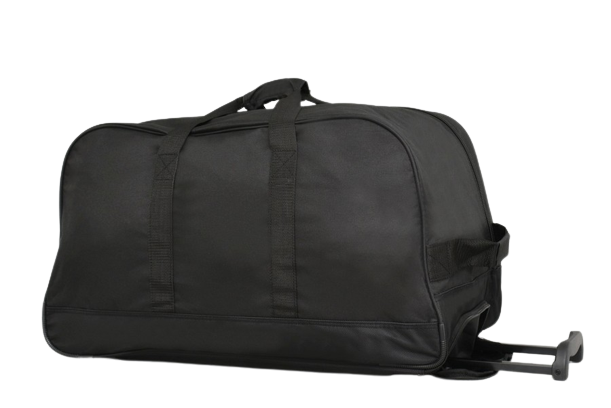 GEANTĂ NEAGRĂ ROBUSTĂ CU ROȚI 64x36x35 SM