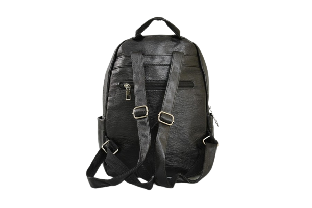 RUCSAC PENTRU FEMEI DIN PIELE NEAGRĂ