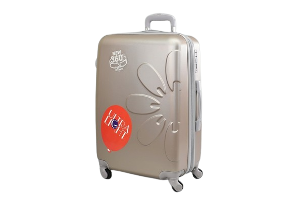 TROLER DE VOIAJ MARE CU FLOARE 77 CM