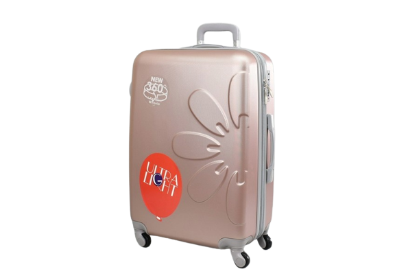 TROLER DE VOIAJ MARE CU FLOARE 77 CM