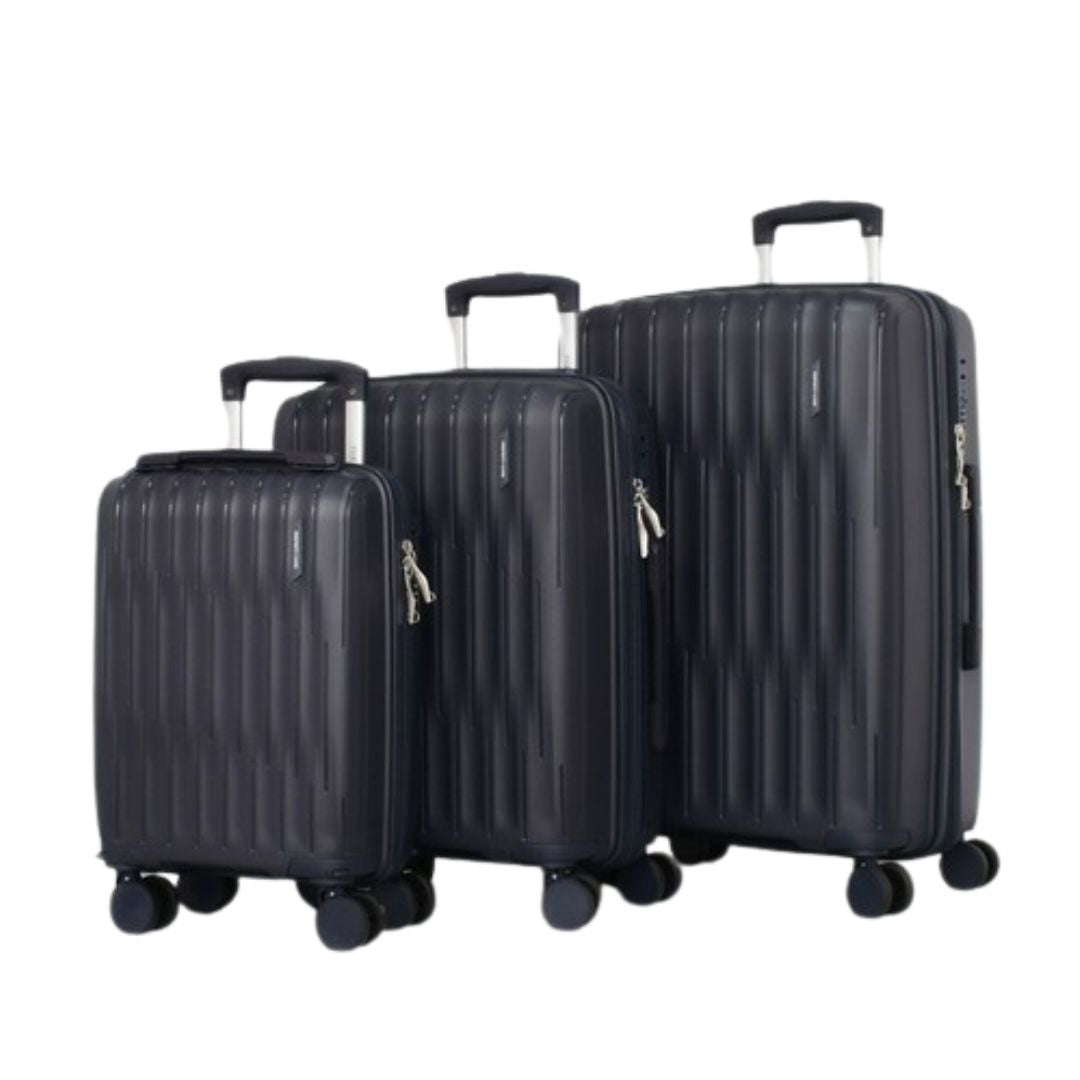 SET DE 3 TROLERE RIGIDE DIN POLIPROPILENĂ 16“ 20“ 24“