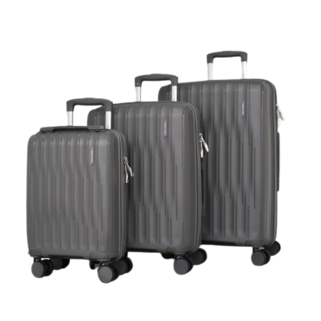 SET DE 3 TROLERE RIGIDE DIN POLIPROPILENĂ 16“ 20“ 24“