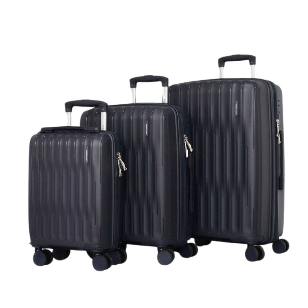SET DE 3 TROLERE RIGIDE DIN POLIPROPILENĂ 16“ 20“ 24“