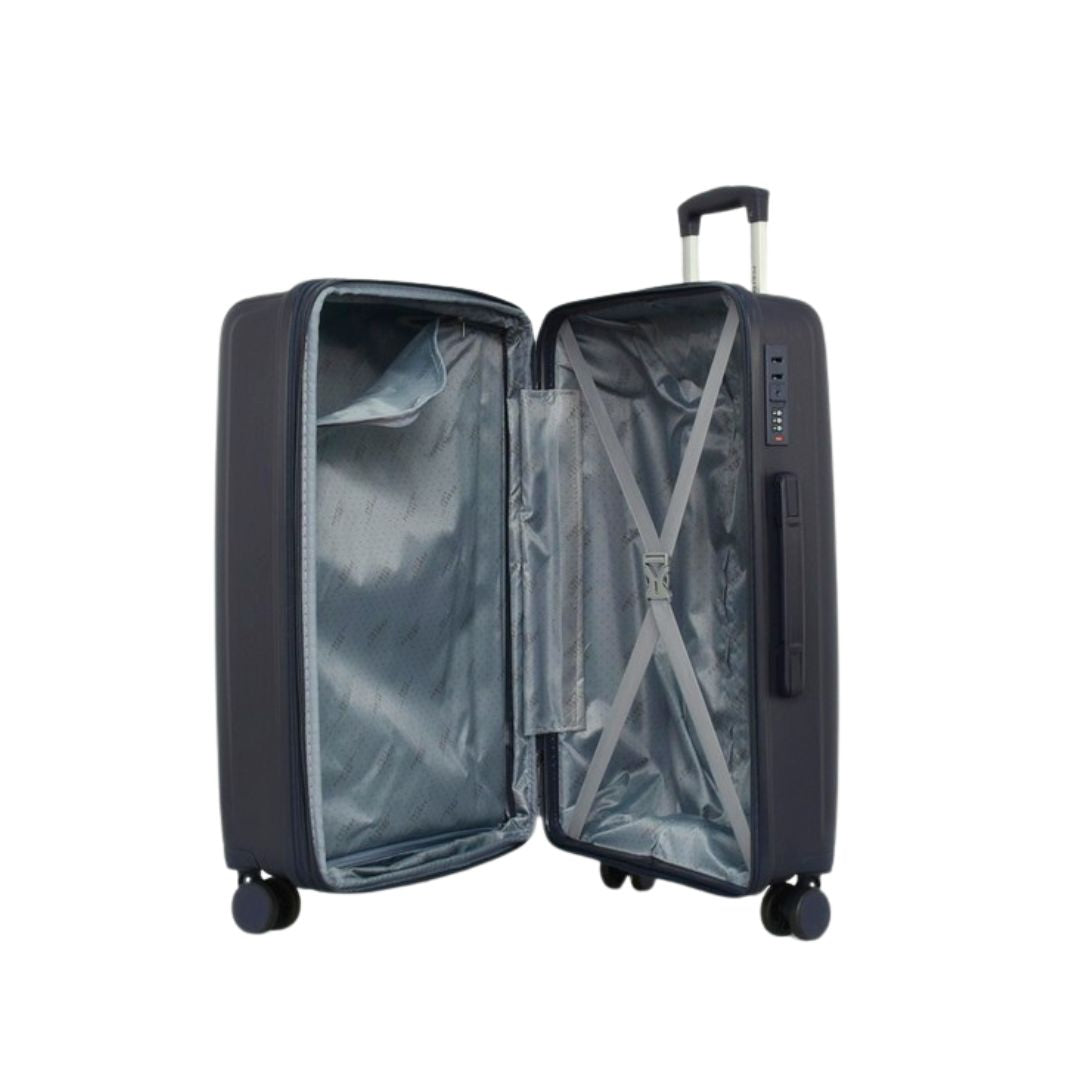 SET DE 3 TROLERE RIGIDE DIN POLIPROPILENĂ 16“ 20“ 24“