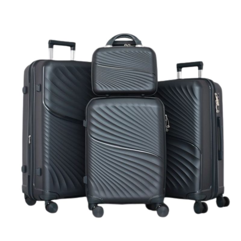 SET DE TROLERE RIGIDE DIN POLIPROPILENĂ 4 ÎN 1