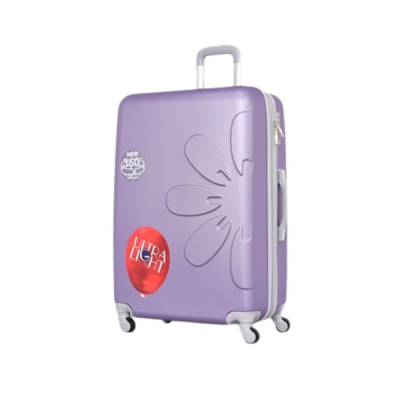 TROLER DE VOIAJ MARE CU FLOARE 77 CM