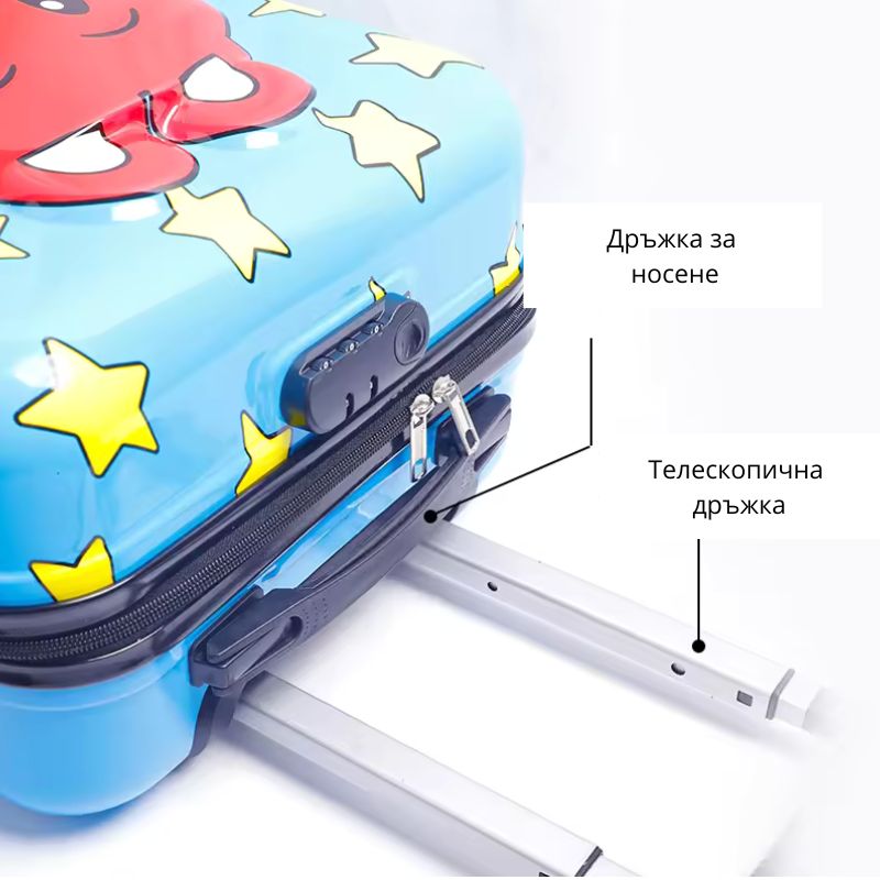 TROLER PENTRU COPII PE PATRU ROȚI CU IMAGINI