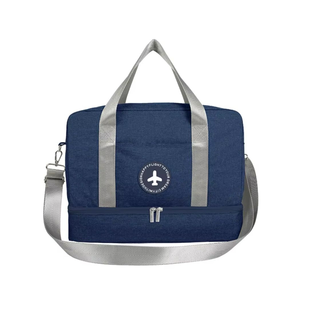 GEANTĂ PENTRU BAGAJE DE MÂNĂ 40X30X20 CM CU COMPARTIMENT PENTRU PANTOFI