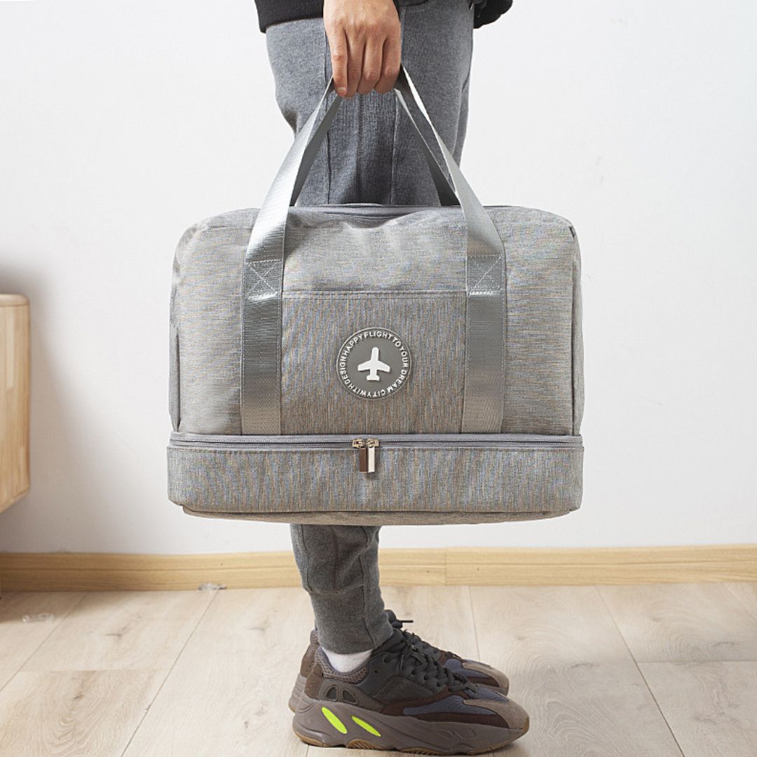 GEANTĂ PENTRU BAGAJE DE MÂNĂ 40X30X20 CM CU COMPARTIMENT PENTRU PANTOFI