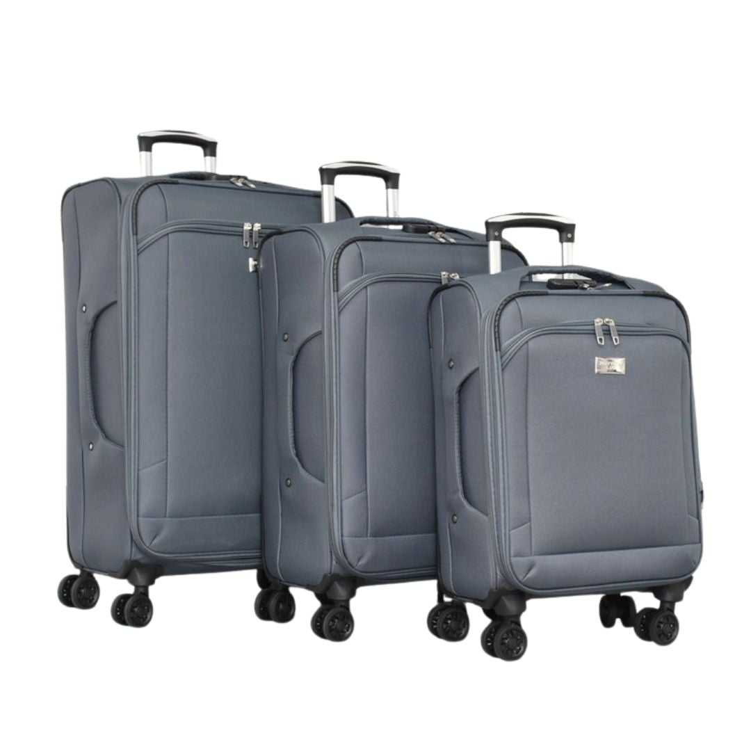 SET-3-VALIZE-TEXTILE-CU-4-ROTI-SI-EXTENSIUNE-GRI