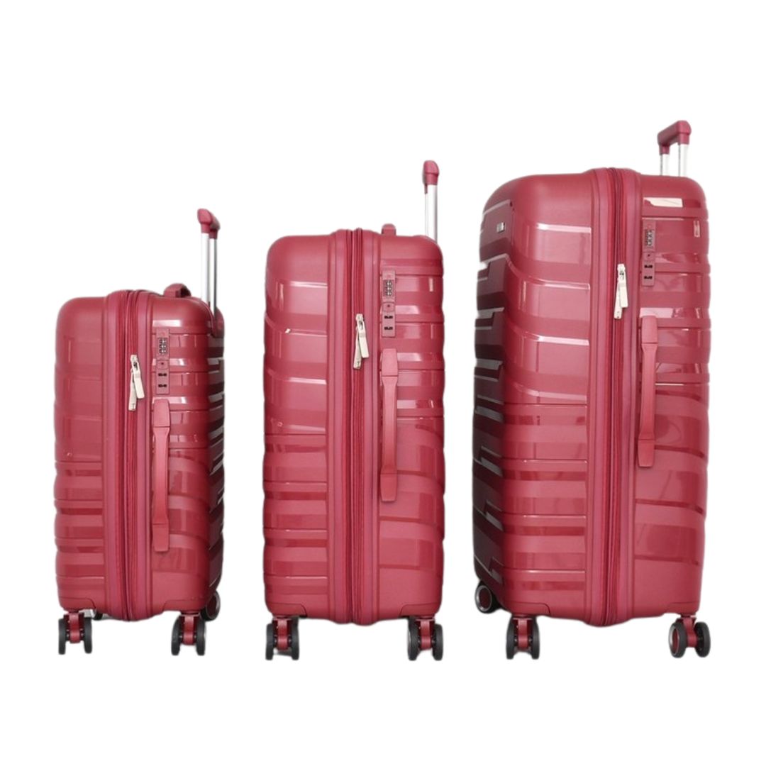 Set-3-valize-din-polipropilena-pentru-bagaje-burgundia