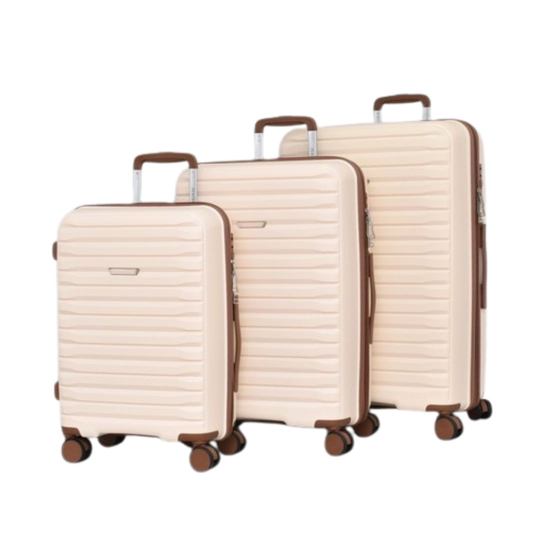 Set-de-3-trolere-rigide-din-polipropilena-cu-4roti-duble-bej