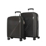 SET DE 2 VALIZE DIN POLIPROPILENĂ – MEDIE 24” ȘI MICĂ 20” – Negru