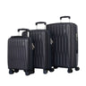 SET DE 3 TROLERE RIGIDE DIN POLIPROPILENĂ 16“ 20“ 24“ – Negru
