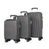 SET DE 3 TROLERE RIGIDE DIN POLIPROPILENĂ 16“ 20“ 24“ – Grafit