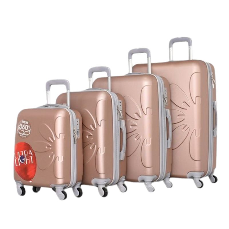 SET DE 4 TROLERE DE CALATORIE CU FLORI