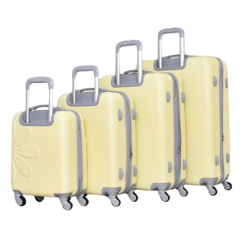 SET DE 4 TROLERE DE CALATORIE CU FLORI