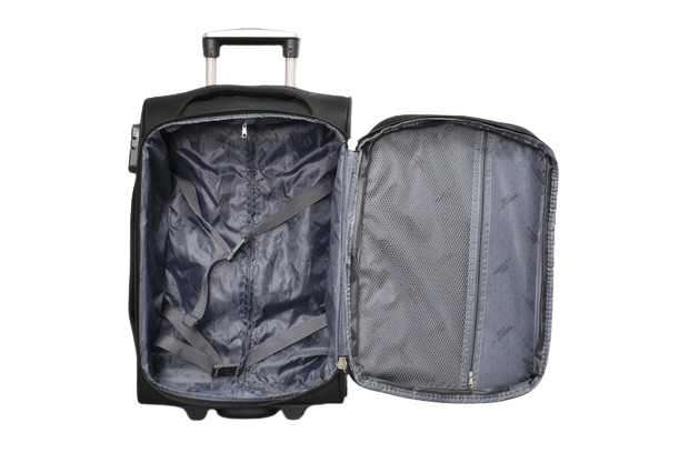 TROLER DE CĂLĂTORIE DIN TEXTIL 55 CM.