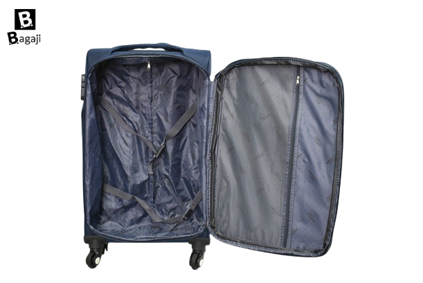 SET 3 TROLERE DIN MATERIAL TEXTIL CU 4 ROȚI