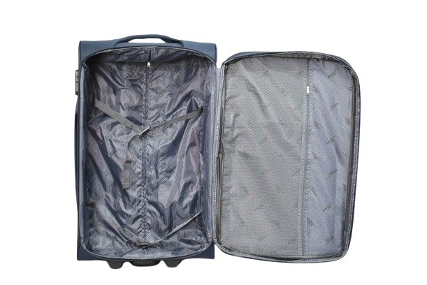 TROLER MARE DE CĂLĂTORIE DIN TEXTIL 75 CM.
