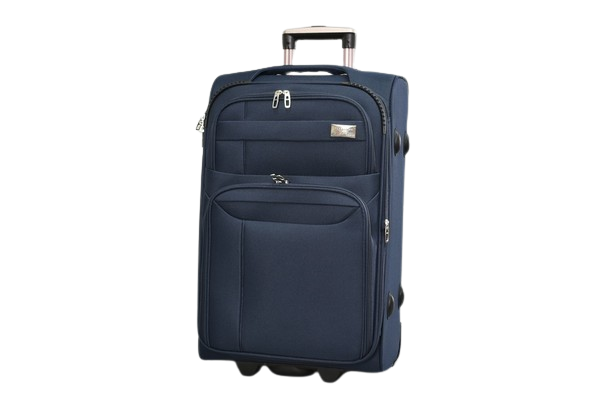 TROLER MEDIE DE CĂLĂTORIE DIN TEXTIL 65 CM.
